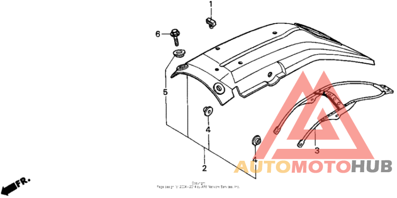Задний бампер