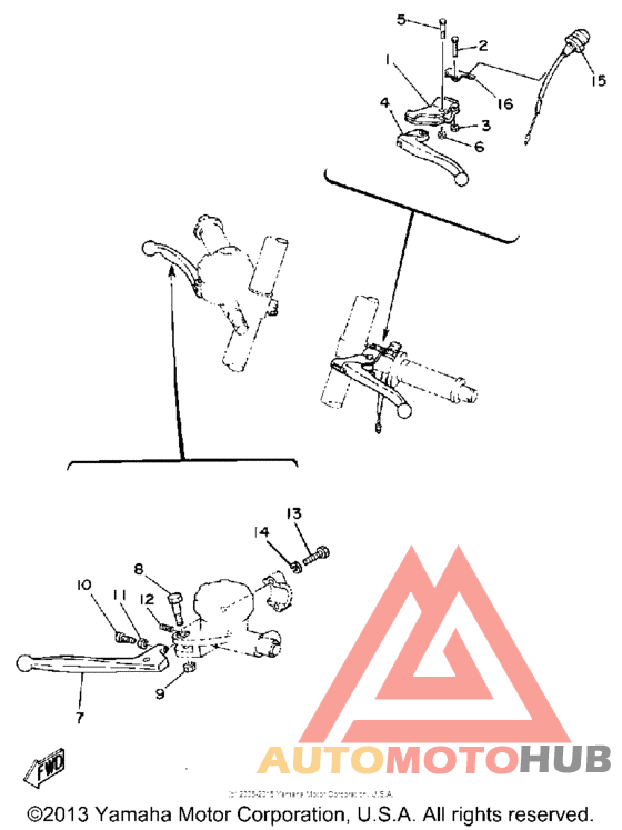 Handle switch - lever