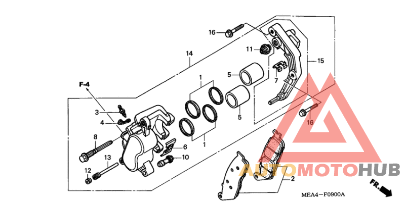 Передний суппорт