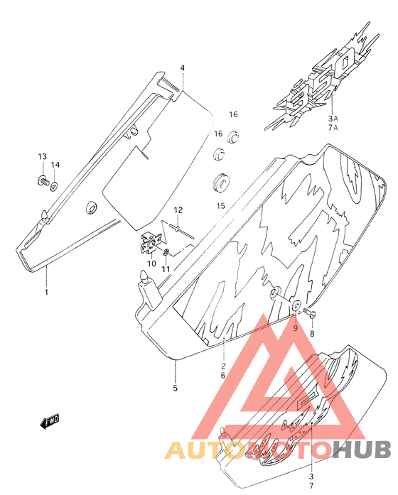 Обтекатель задний