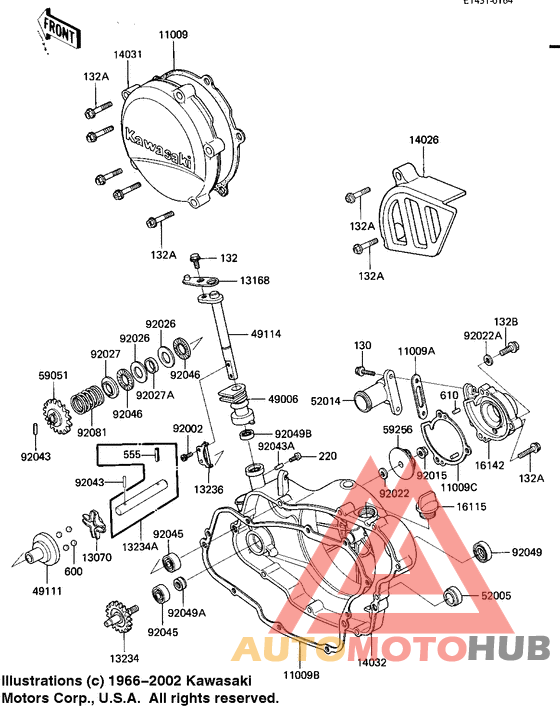 Engine covers/water pump