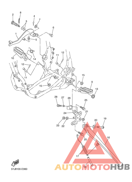 Stand & footrest