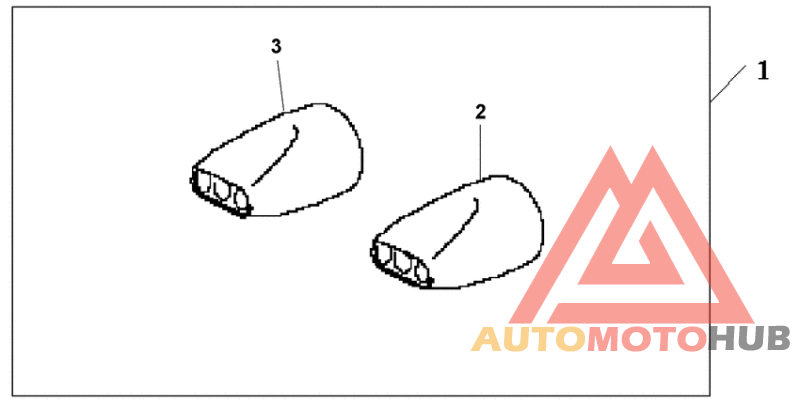 Oval tail exhaust finisher
