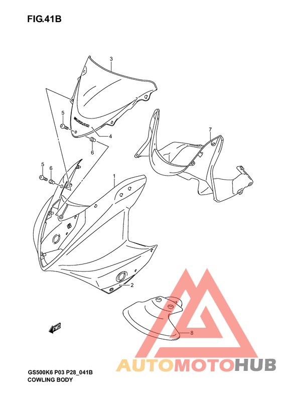 Cowling body