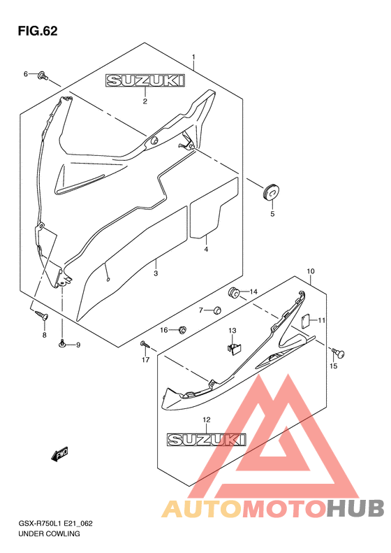 Under cowling