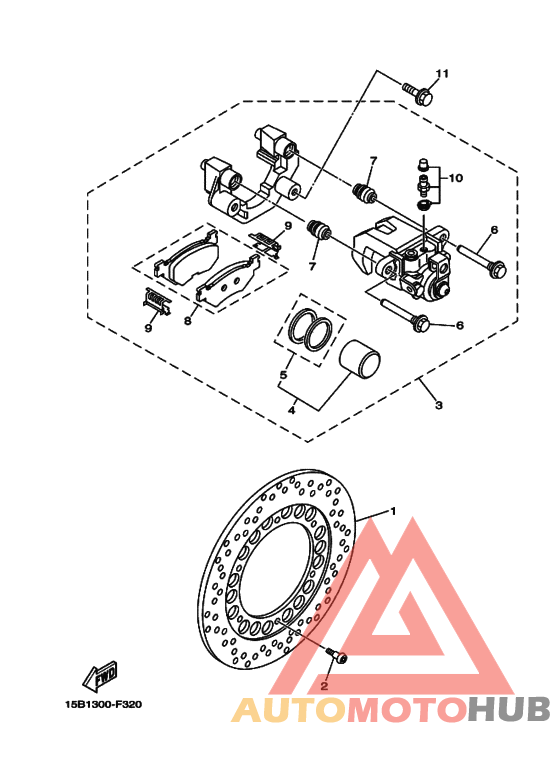 Задний суппорт