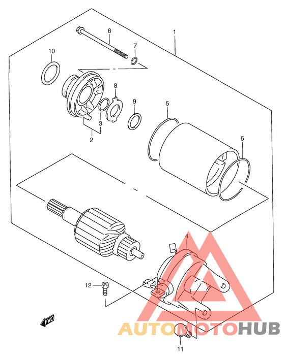 Стартерный мотор