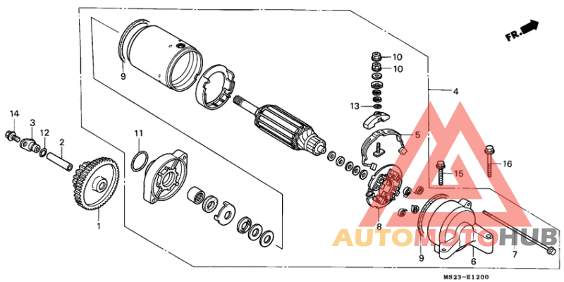 Стартерный мотор