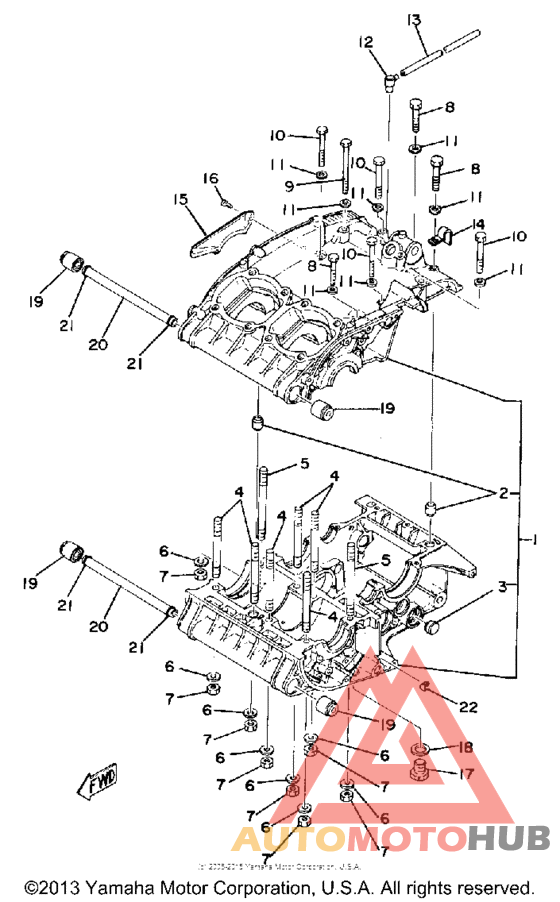 Картер двигателя