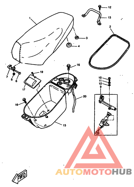 Сиденье и держатель