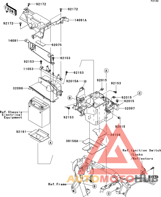 Короб для АКБ