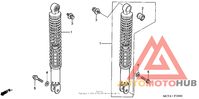 Задние амортизаторы