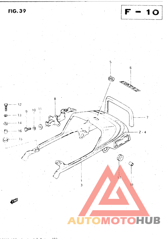 Обтекатель сидения