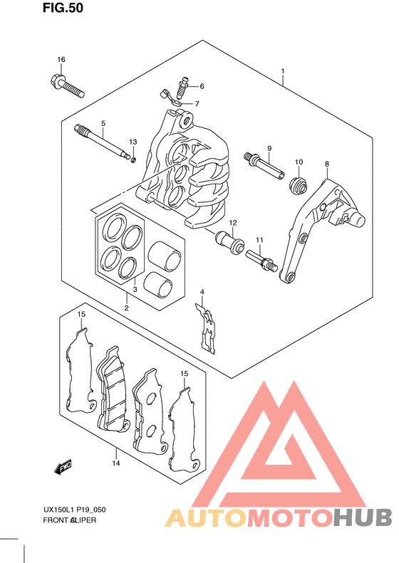 Передний суппорт