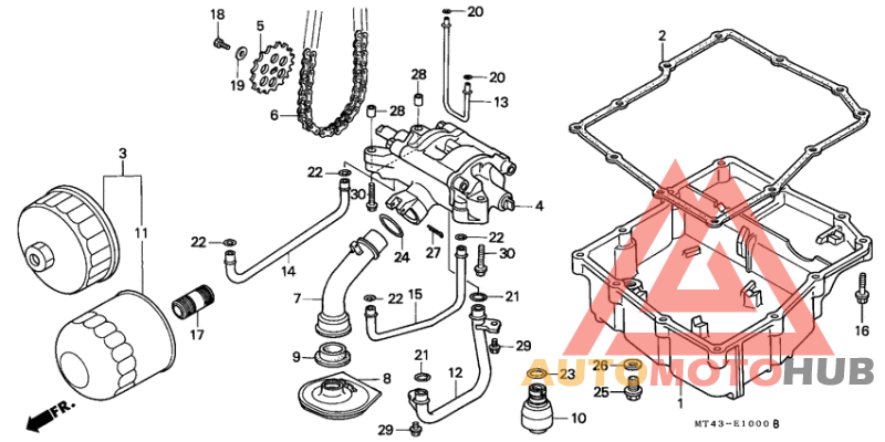 Oil filter/oil pump