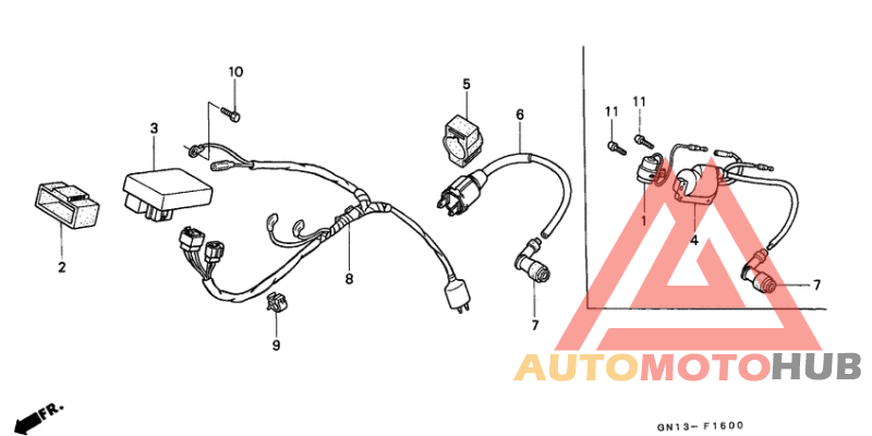 Wire harness/ ignition coil