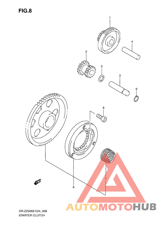 Муфта стартера