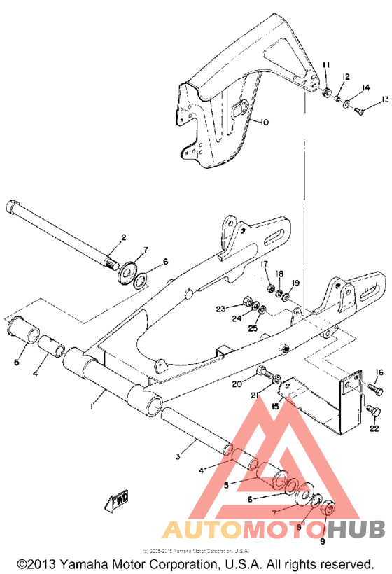 Rear arm & chain case