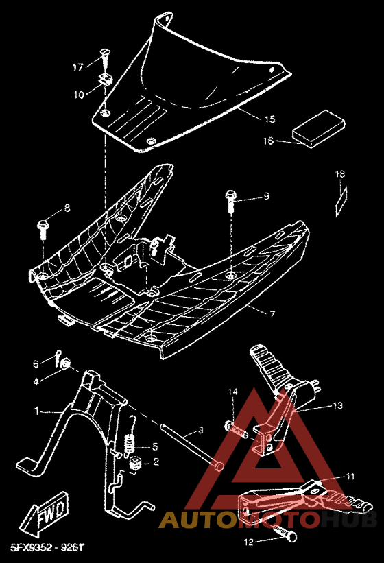 Support & repose pied