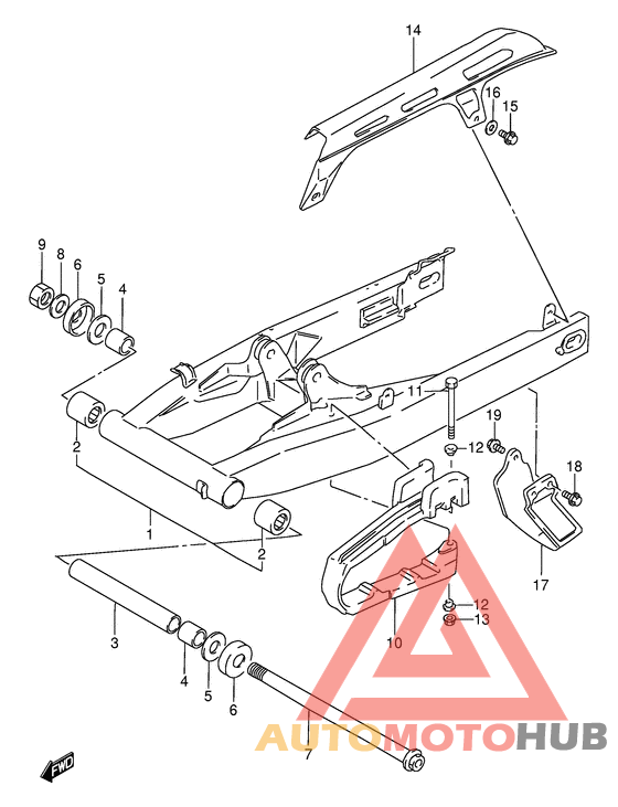 Маятник задний