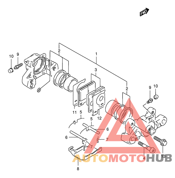 Задний суппорт