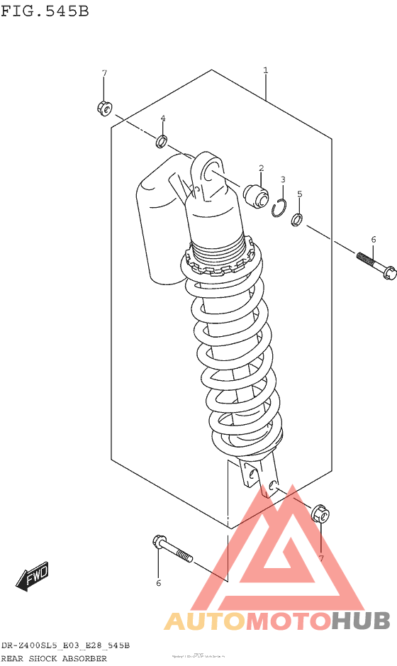 Rear Shock Absorber (Dr-Z400Sl5 E28)