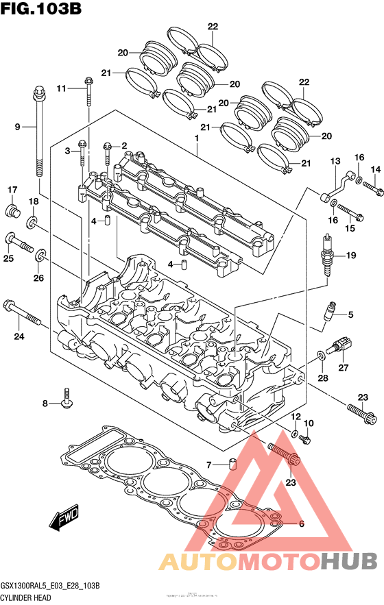 Cylinder Head (Gsx1300Ral5 E28)