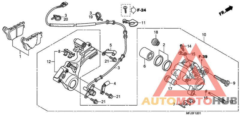 Задний суппорт