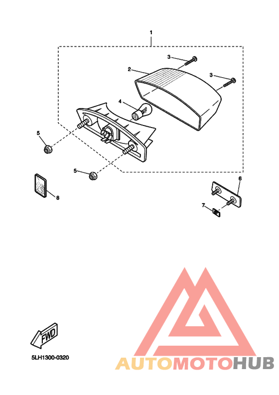Taillight unit ass`y