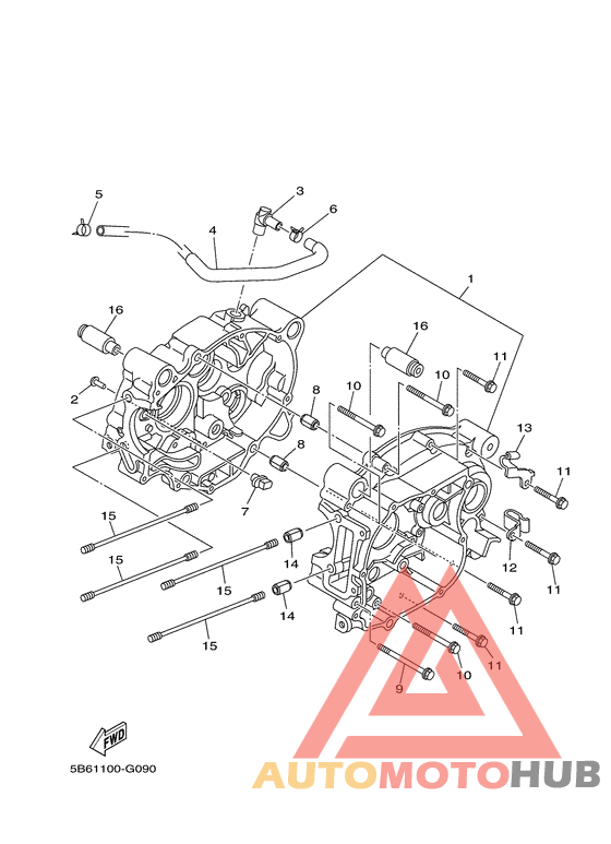 Картер двигателя