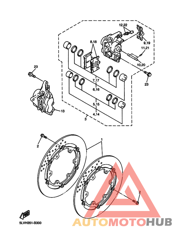 Передний суппорт