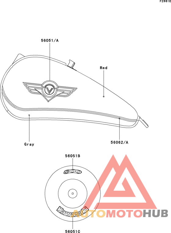Decals(gray/red)(vn800-b3)