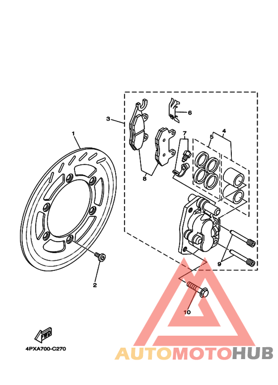 Передний суппорт