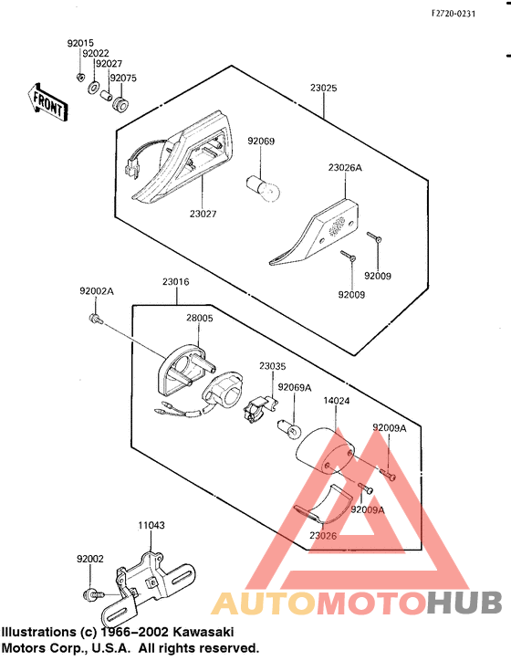 Taillight unit ass`y