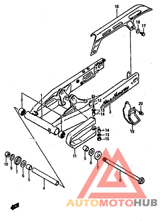Маятник задний