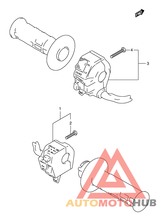 Рулевой переключатель