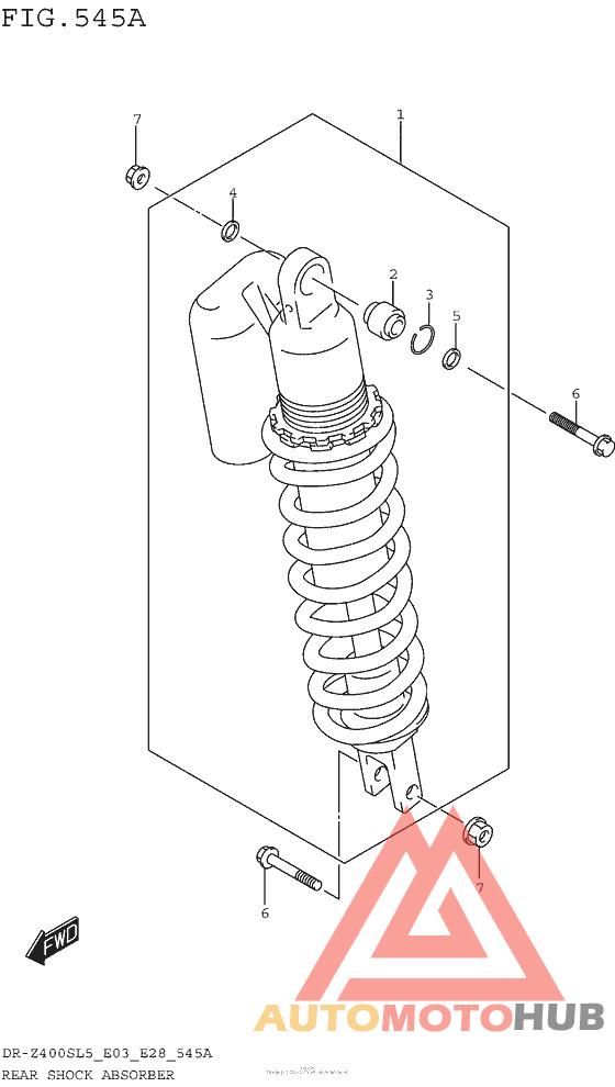 Rear Shock Absorber (Dr-Z400Sl5 E03)