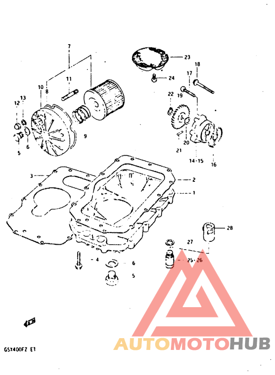 Oil pump - oil filter