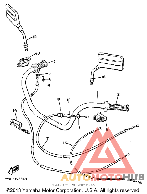 Handlebar-cable
