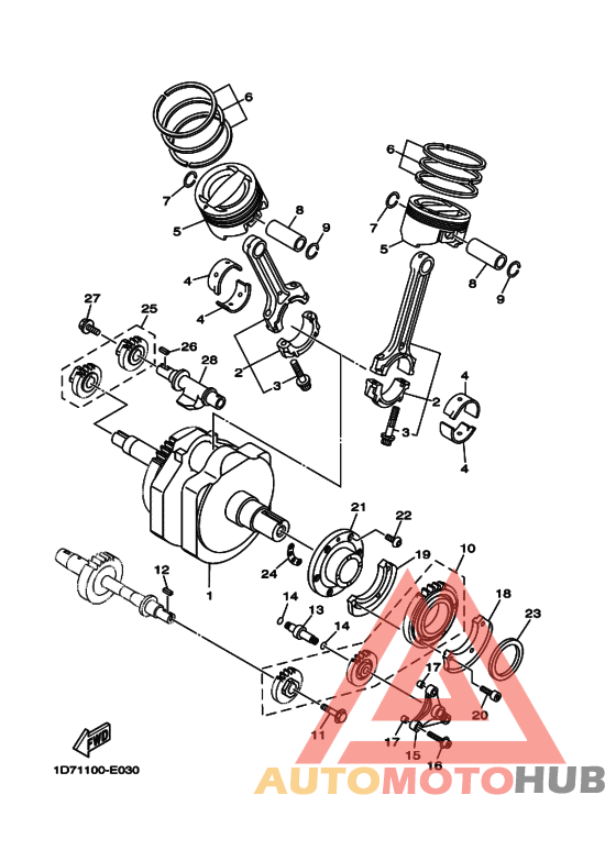 Crankshaft & piston