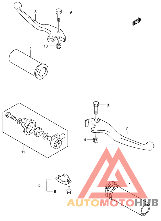 Рулевой рычаг
