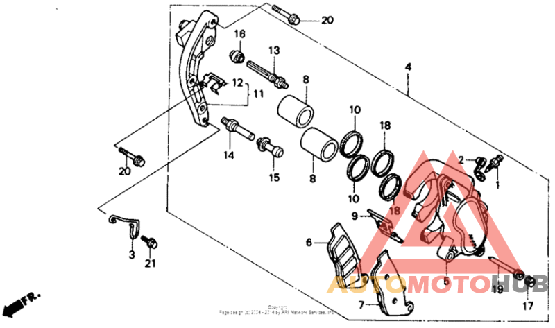 Передний суппорт