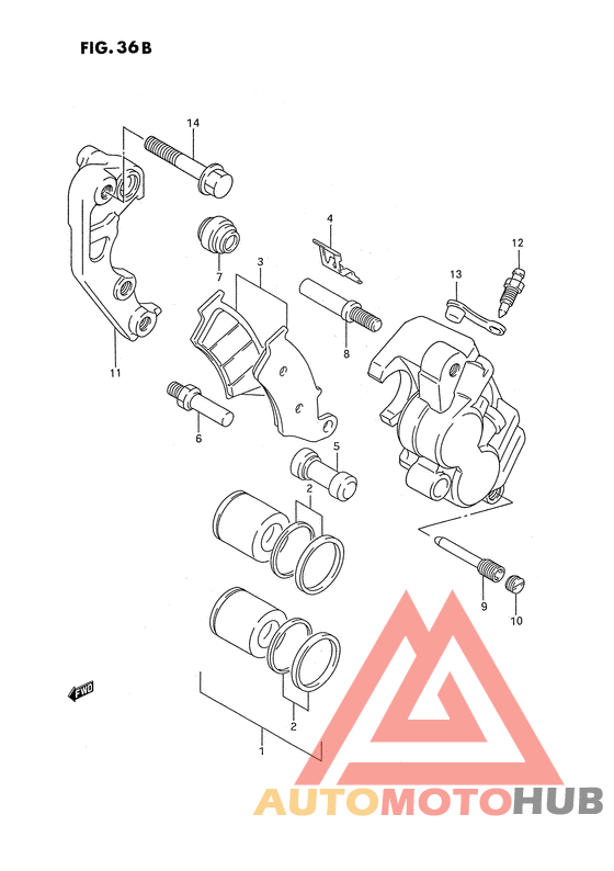 Передний суппорт