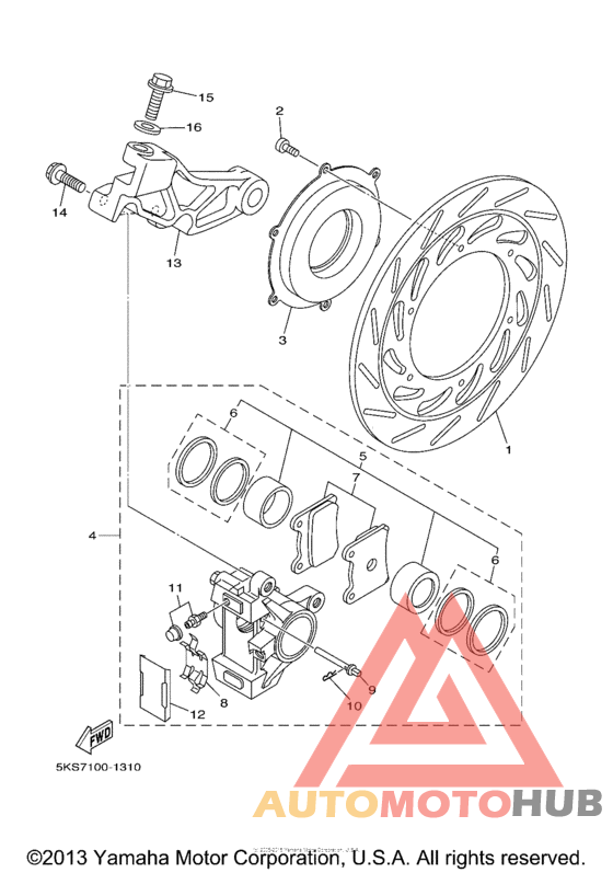Задний суппорт