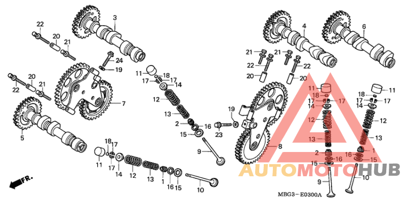 Распред вал/клапана