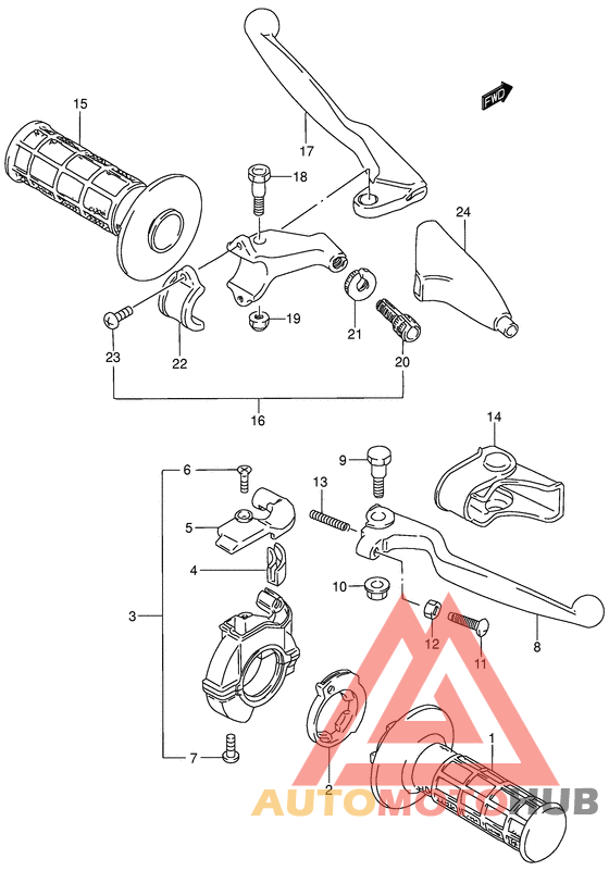 Рулевой рычаг