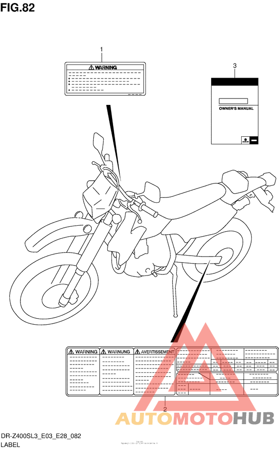 Label (Dr-Z400Sl3 E28)