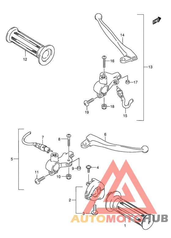Рулевой рычаг