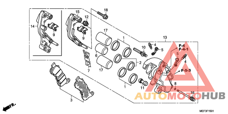 Передний суппорт