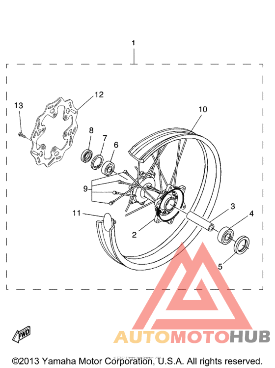 Rear wheel kit